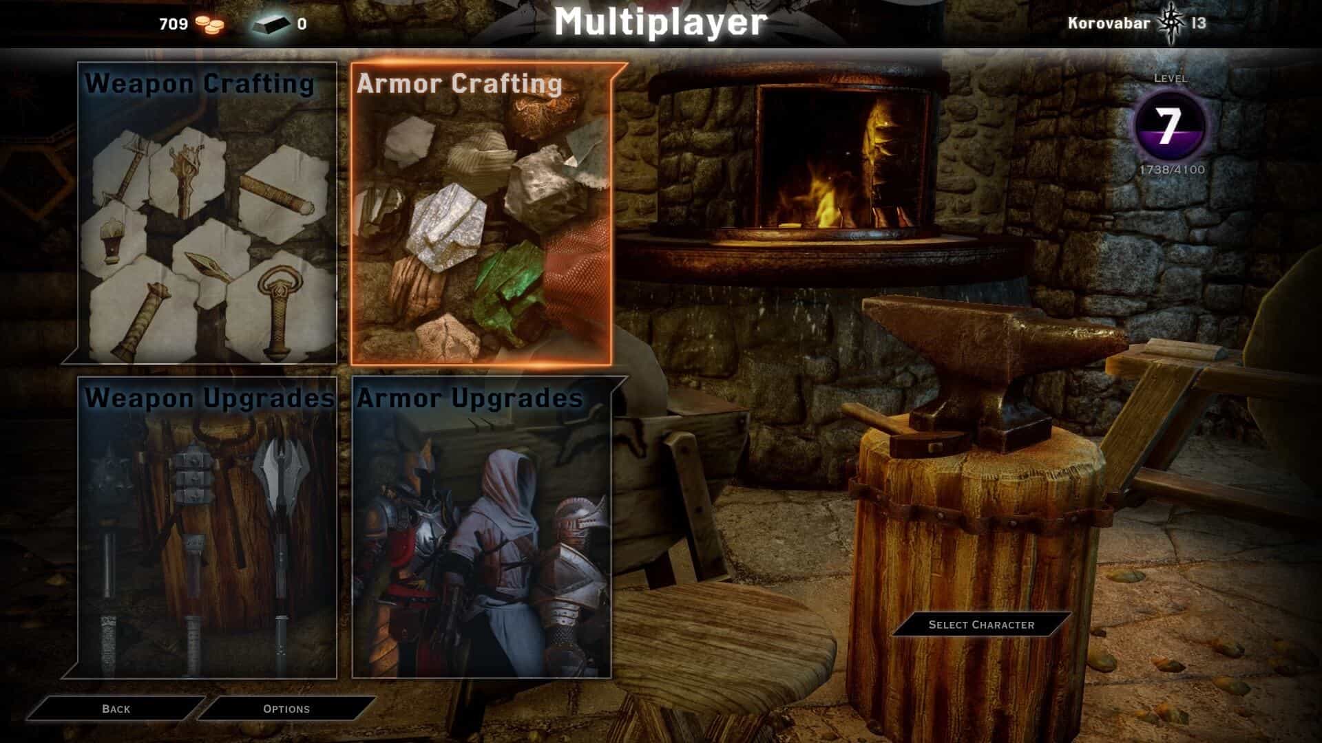 Dragon Age Inquisition Multiplayer crafting menu