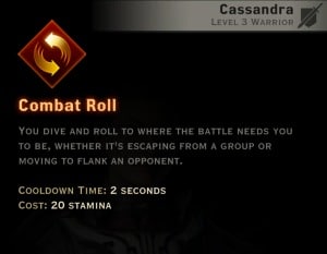 Dragon Age Inquisition - Combat Roll Battlemaster warrior skill