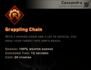 Dragon Age Inquisition - Grappling Chain Battlemaster warrior skill