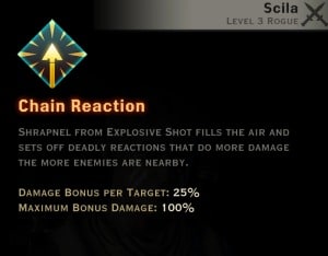 Dragon Age Inquisition - Chain Reaction Archery rogue skill