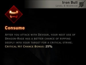 Dragon Age Inquisition - Consume Reaver warrior skill