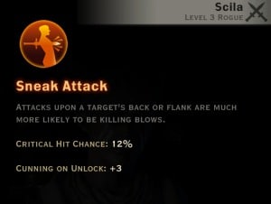 Dragon Age Inquisition - Sneak Attack Double Daggers rogue skill