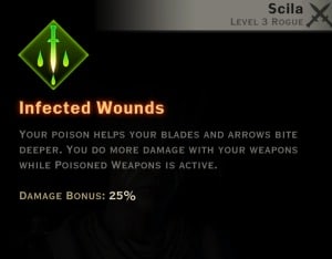 Dragon Age Inquisition - Infected Wounds Sabotage rogue skill