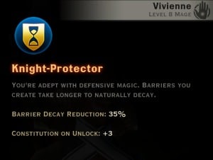 Dragon Age Inquisition - Knight-Protector Knight-Enchanter mage skill