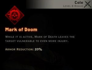 Dragon Age Inquisition - Mark of Doom Assassin rogue skill