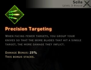Dragon Age Inquisition - Precision Targeting Sabotage rogue skill