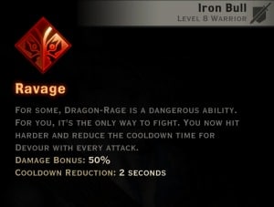 Dragon Age Inquisition - Ravage Reaver warrior skill