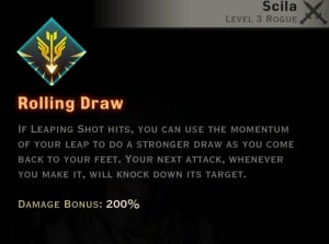 Dragon Age Inquisition - Rolling Draw Archery rogue skill