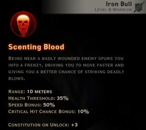 Dragon Age Inquisition - Scenting Blood Reaver warrior skill