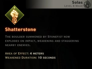 Dragon Age Inquisition - Shatterstone Rift mage skill