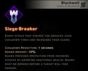 Dragon Age Inquisition - Siege Breaker Champion warrior skill