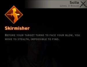 Dragon Age Inquisition - Skirmisher Double Daggers rogue skill