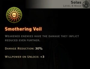 Dragon Age Inquisition - Smothering Veil Rift mage skill