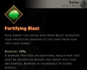Dragon Age Inquisition - Fortifying Blast Spirit mage skill