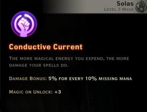 Dragon Age Inquisition - Conductive Current Storm mage skill