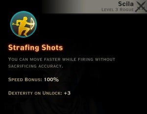 Dragon Age Inquisition - Strafing Shots Archery rogue skill