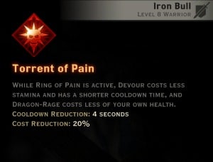 Dragon Age Inquisition - Torrent of Pain Reaver warrior skill