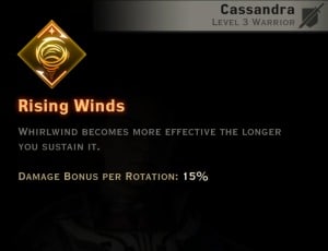 Dragon Age Inquisition - Rolling Winds Two-Handed Weapon warrior skill
