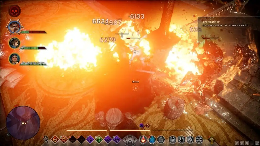 Dragon Age: Inquisition Invisible Pyromancer Mage Build Damage